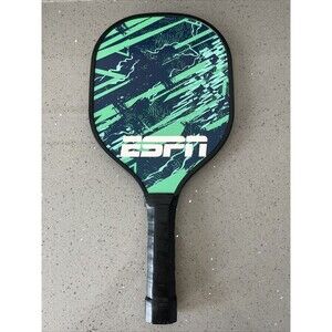 ESPN Pickleball Paddle Green And Blue Durable Lightweight Nice Grip